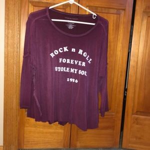 💟🎼 Rock n Roll long sleeve tee 🎼💟